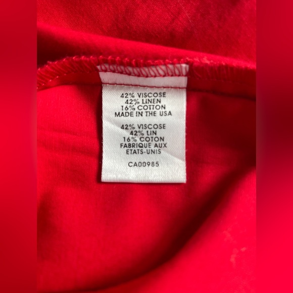 Nanette Lepore Glass Heart faux wrap dress in stunning Rouge. Size 8. - Picture 6 of 6